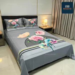 Luxury Panel Comfort Modern Home Textile Bedsheet | Siddiq Collection