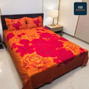 Luxury Panel Comfort Premium Quality Cotton Bedsheet | Siddiq Collection