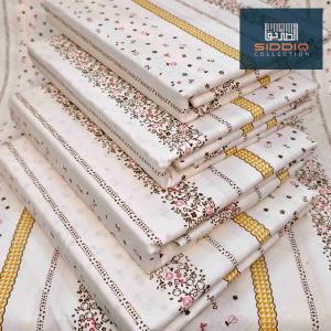 Domira Home Luxury Floral Soft Cotton Bed Sheet Set King Size 7.5x9 Fit